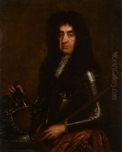 Charles Ii, Half Length Wearing Armour