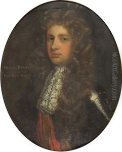 Portrait Of Francis Russell, Song Of The Hon. Edwd Russell, Half Length, Wearing Period Costume And Armour With A Powedered Wig