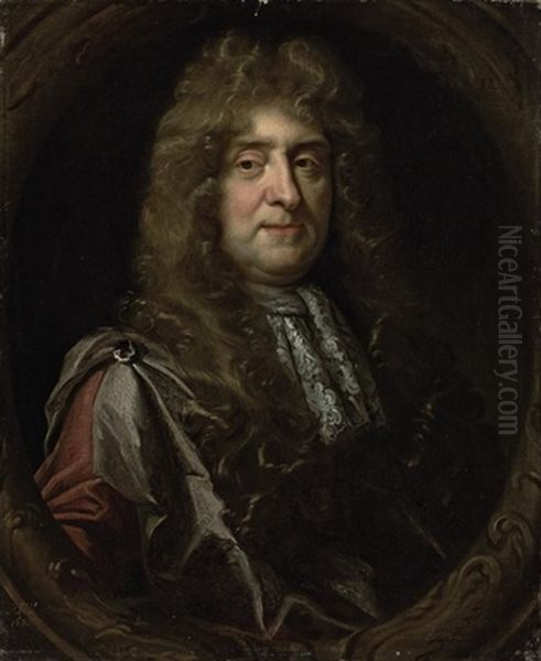 Portrait Of Sir John Buckworth In A Mantle And A Lace Collar - view 1