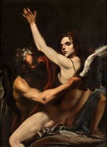 Dadalus Und Ikarus by Orazio Riminaldi