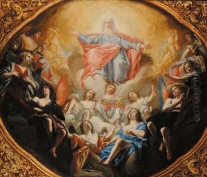 Il Padre Eterno In Una Gloria Di Angeli