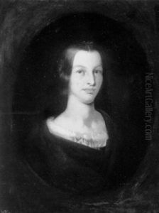 Portrait Of The Artist's Wife by William Rimmer