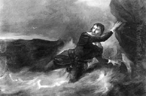 Schiffbruchiger In Sturmischer See by Antonio Rinaldi