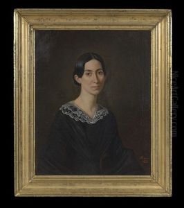 Portrait Of A Creole Lady In A Lace Collar