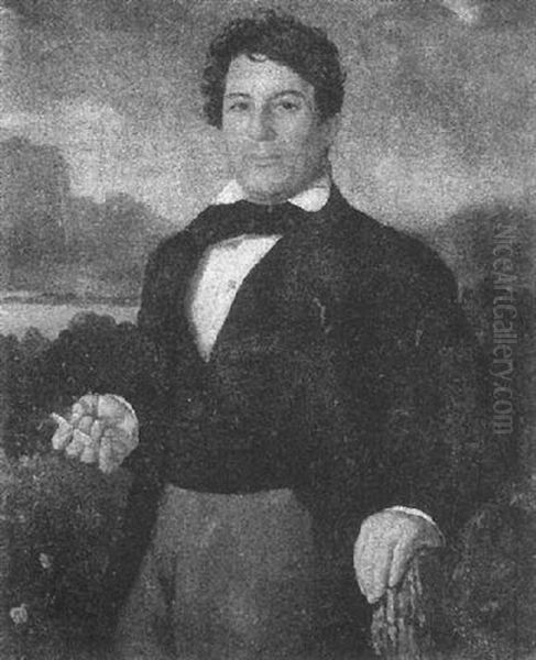 Portrait Of A Louisiana Gentleman Smoking A Cigarette - view 1