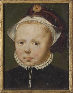 Portrait Of A Boy, In A Cap by Ludger Tom Ring the Younger