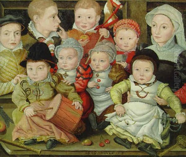 Group Portrait Of Children - view 1