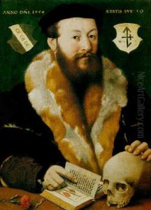 Bildnis Eines Bartigen Mannes by Hermann Tom Ring