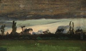 Evening Landscape Near Naestved Evening Landscape Near Naestved