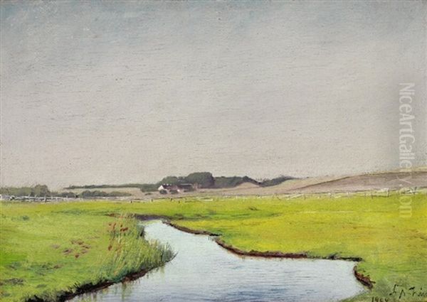 A Stream At Springtime - view 1