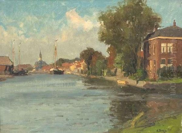 Row Of Houses At A Canal - view 1