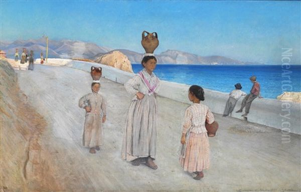 Towards Evening At Terracina - view 1