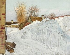 The Big Snow Drift by Laurits Andersen Ring