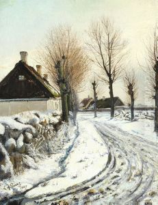 Winter Day In Baldersbronde by Laurits Andersen Ring