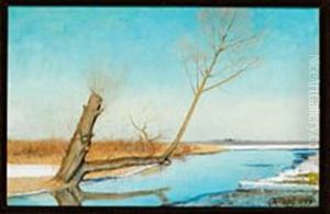 Winter Landscape By Arreso