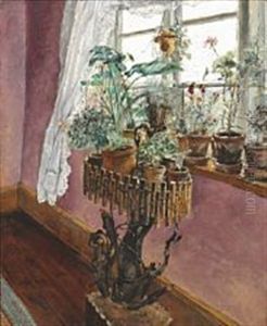 Interior From The School In Vejlo by Laurits Andersen Ring