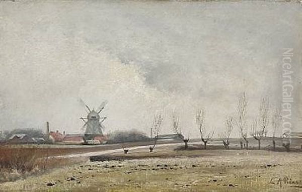 Landscape At Bispebjerg Mill - view 1