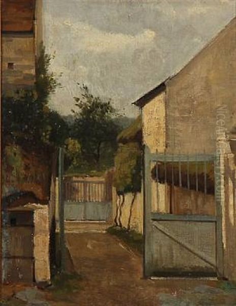 An Italian Courtyard - view 1
