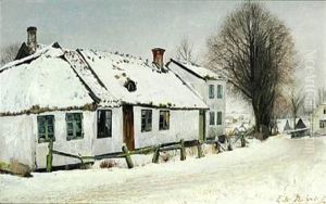 Winter Day In St. Jorgensbjerg by Laurits Andersen Ring