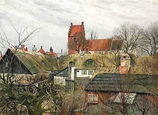 Gamle Huse Ved St. Jorgensbjerg Kirke - view 1