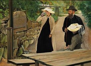 Kilden Ved Mogenstrup (the Fountain Near Mogenstrup) by Laurits Andersen Ring