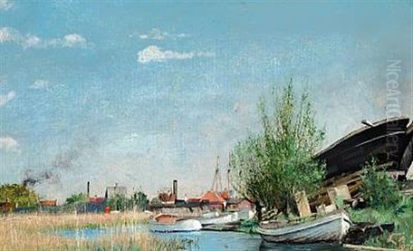 Summer Day At Koge A (koge Stream) - view 1