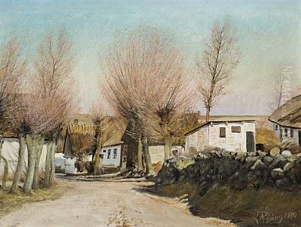 Foraarslandskab Ved Vadsby I Sengelose Sogn (spring Landscape Near Vadsby In Sengelose Parish) - view 1