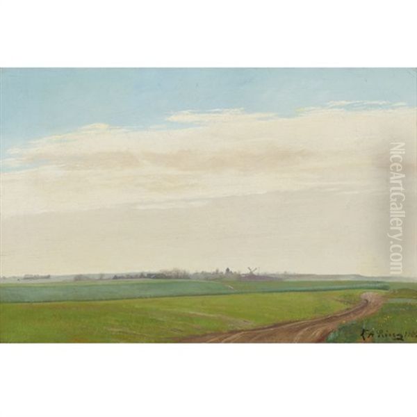 Sommerlandskab, Baldersbronde (summer Landscape, Baldersbronde) - view 1