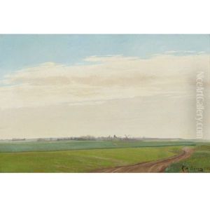 Sommerlandskab, Baldersbronde (summer Landscape, Baldersbronde) by Laurits Andersen Ring