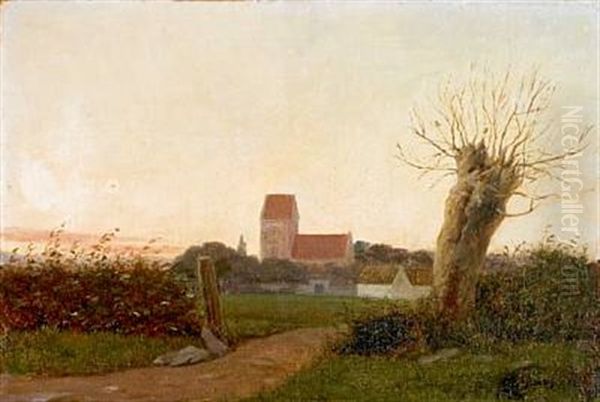 Landscape In Evening Light - view 1
