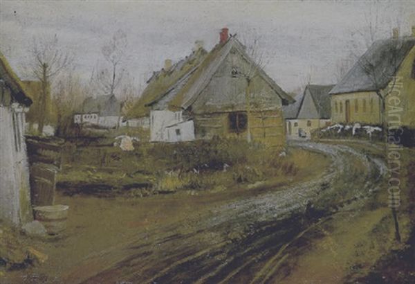 Vej I Landsbyen Ring. Gravejr - view 1