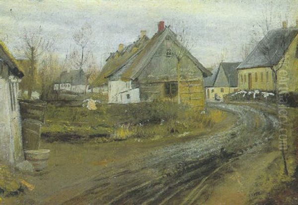 Vej I Landsbyen Ring.  Gravejr - view 1