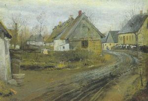 Vej I Landsbyen Ring. Gravejr by Laurits Andersen Ring