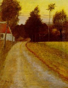 Landsbygade, Aften, Fra Byen Ring by Laurits Andersen Ring