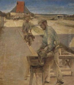 Les Ouvriers by Laurits Andersen Ring