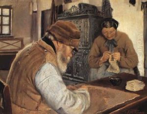 Husmandsfolk I Ring by Laurits Andersen Ring