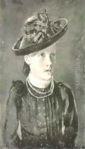 Portraet Af En Lille Pige, Petra Ebbesen, Ragelunde by Laurits Andersen Ring