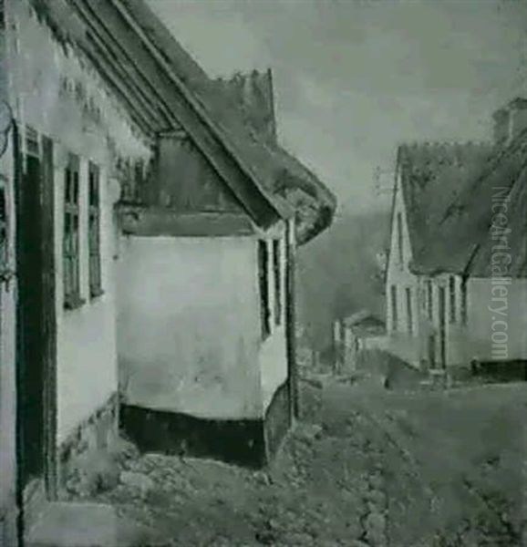 Gade Pa St.jorgensbjerg, Vinter - view 1
