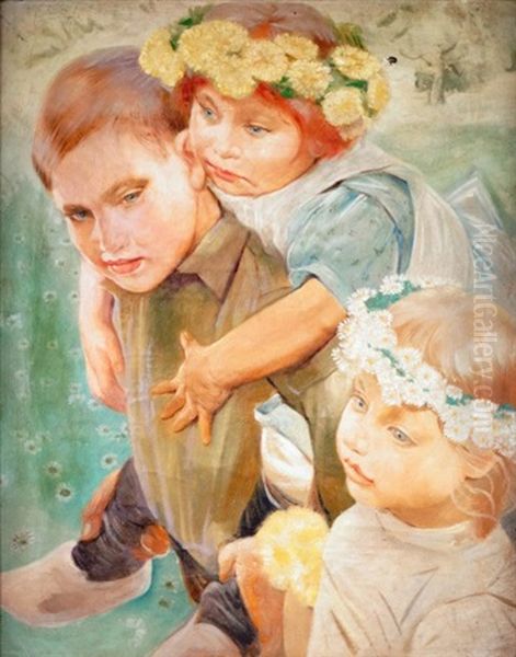 Les Enfants Au Printemps - view 1