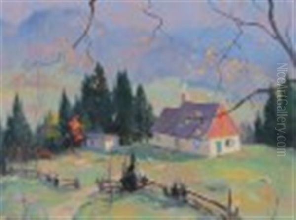October Morning Near Piedmont - view 1