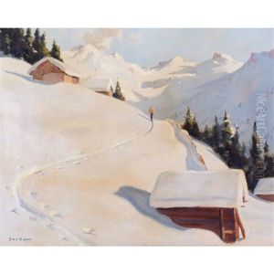 Skiing In The Alps