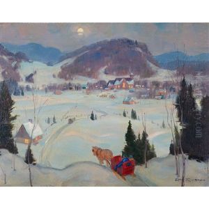 St. Sauveur At Dusk, Christmas Eve