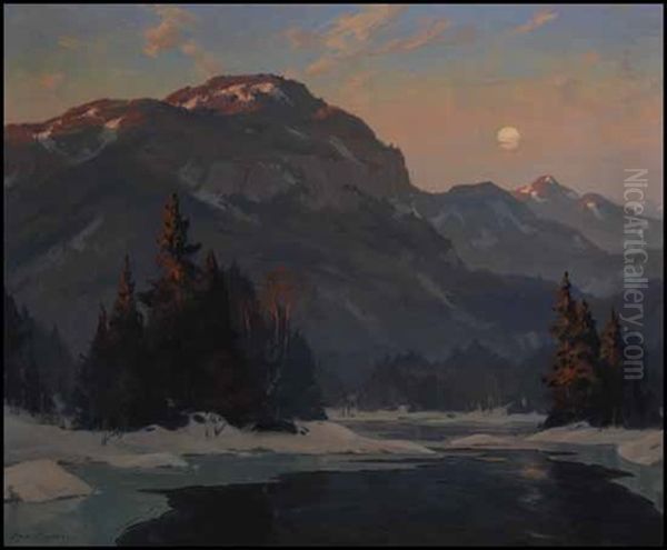 Moonrise At Sundown - view 1