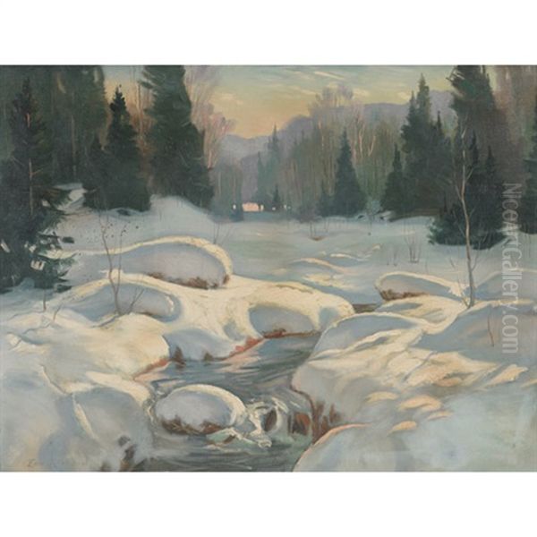 Winter Sunset - view 1
