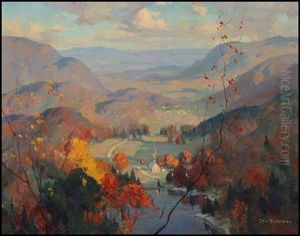 Autumn Afternoon From Mt. Mctaggart, Ste. Adele