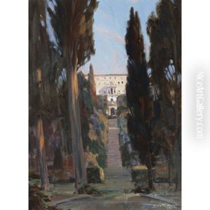 Approaching The Estate by Eric John Benson Riordon