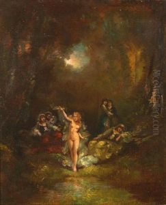 Jeune Danseuse Du Harem by Frederic Borgella