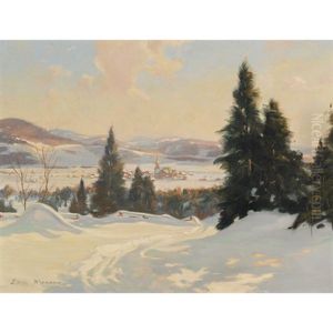 Glimpse Of St. Sauveur, Laurentians, Que.