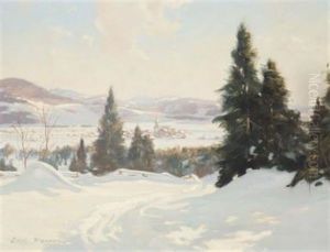 Glimpse Of St. Sauveur, Laurentians, Que