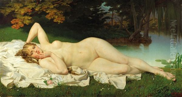 Female Nude In An Open Landscape - view 1